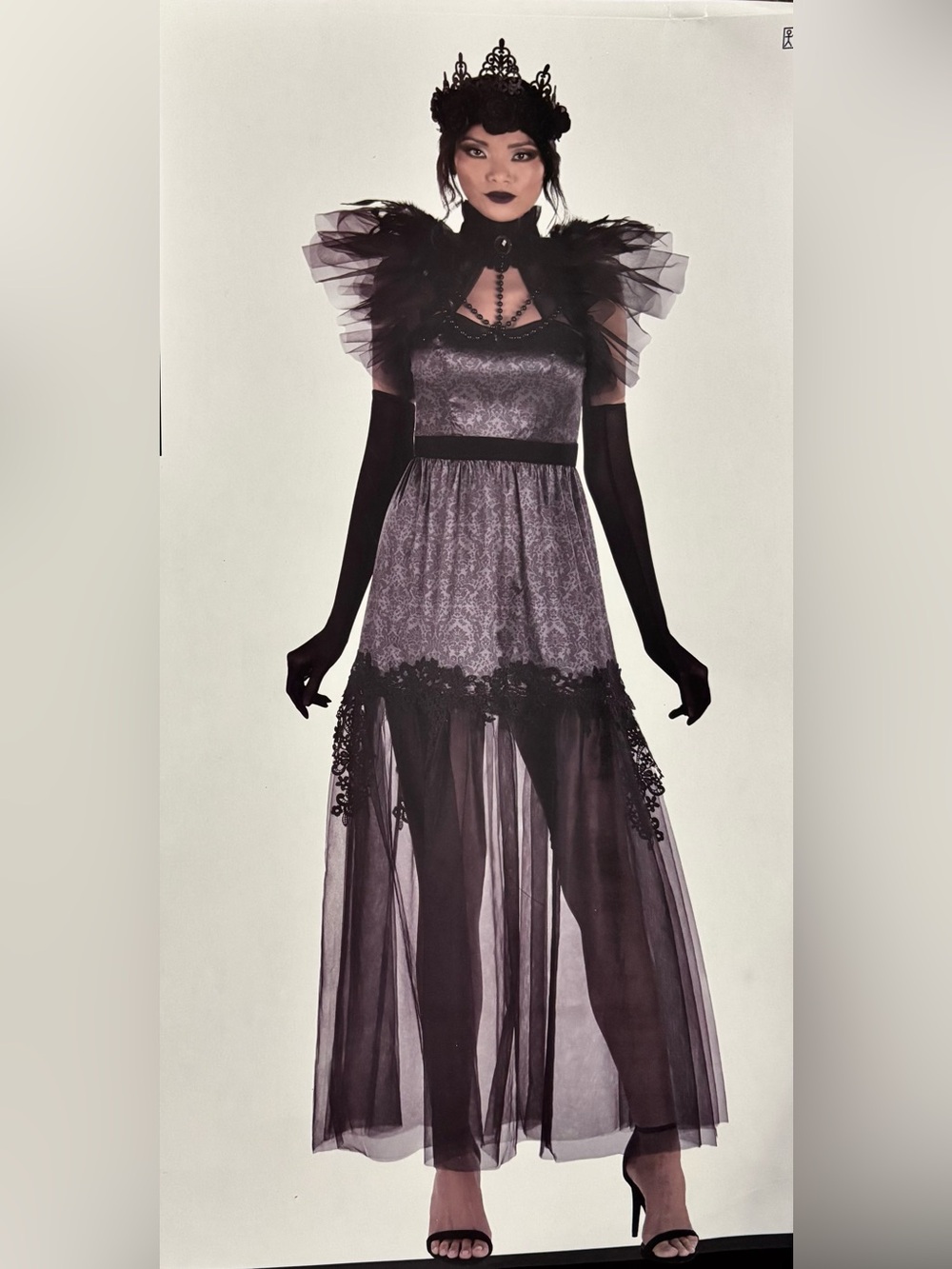 Dark Empress Halloween Costume NWT Size XL Queen Gothic Cosplay Party